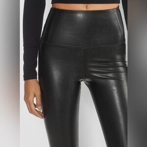 Wilfred Black Faux Leather Leggings
